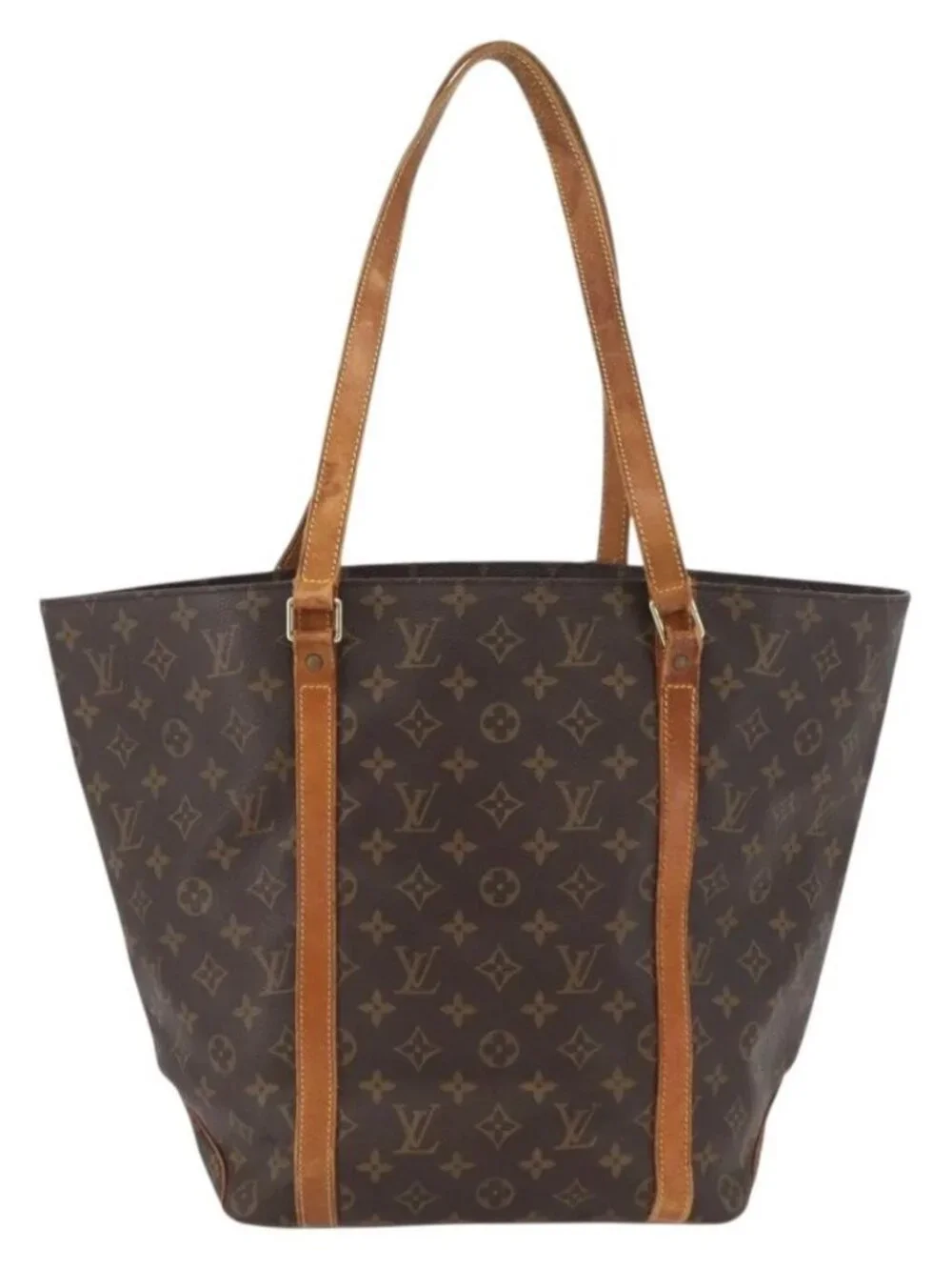 LOUIS VUITTON Monogram Sac Shopping Tote Bag M51108 LV Auth LNZ798